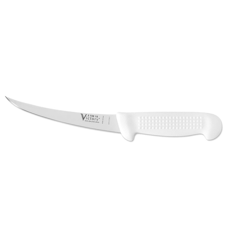 Victory Flex Narrow Curved Boning Knife 15cm 15cm WHITE