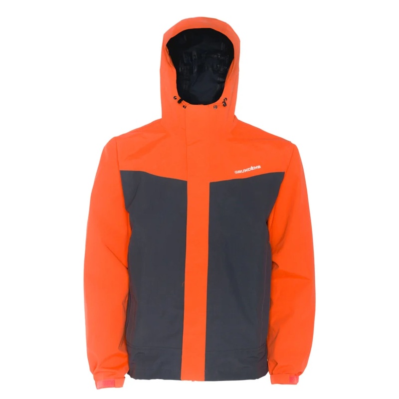 Grundens Full Share Jacket Orange/Grey S