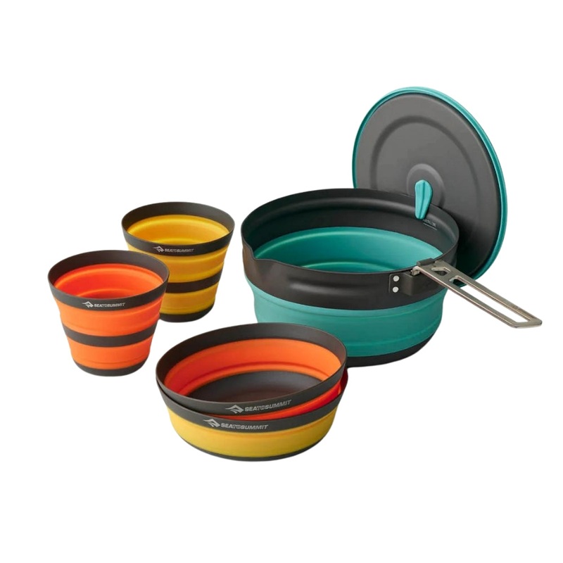 Sea to Summit Frontier Ultralight Collapsible One Pot Cook Set 5 Piece MULTI COLOUR