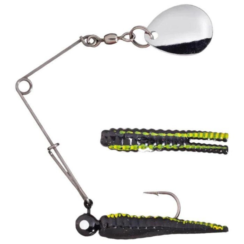 Johnson Beetle Spin Black/Yellow Stripe 1/32oz