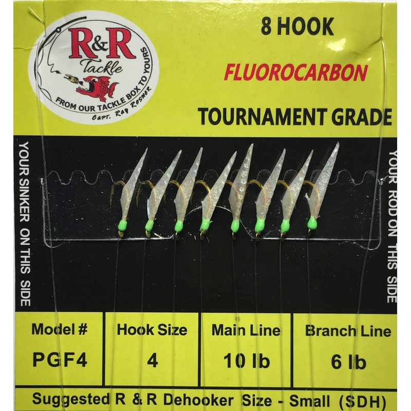 R&R tackle fluorocarbon pg series sabiki PGF6 #6HK