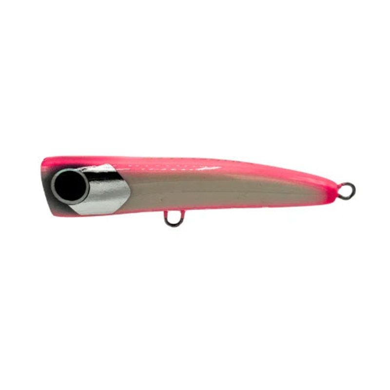 UVT Fishing Hand Carved Big Mouth Popper – Without Hooks 150mm 60g Bubble Gum Pink
