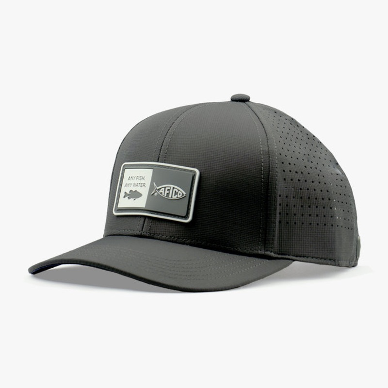 Aftco Notorious Tech Fishing Hat Charcoal