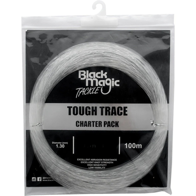 Black Magic Tough Trace Charter Pack 100M 150LB