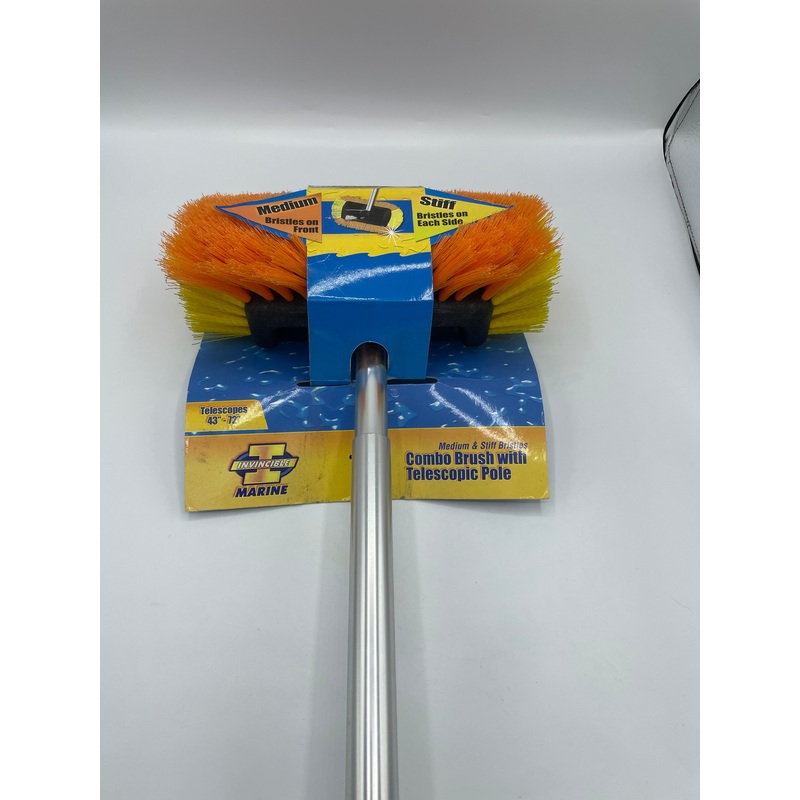 Invincible Dual Action Brush and Pole