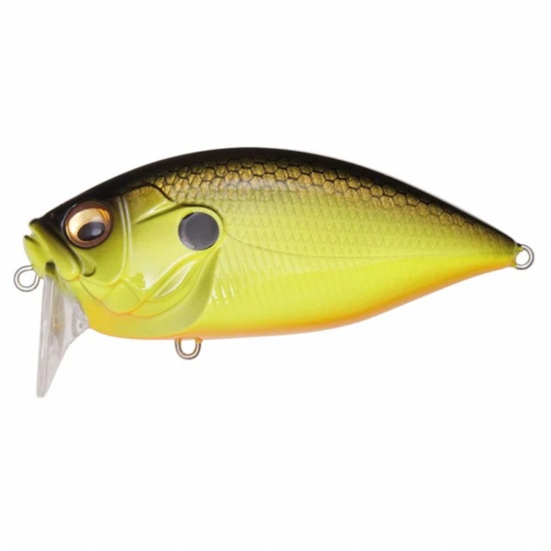 Megabass ORC Burning Shad 58mm Black Back Chartreuse