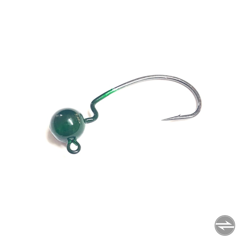Razor Edge Snag-less Jighead Green UV 2 1/12oz