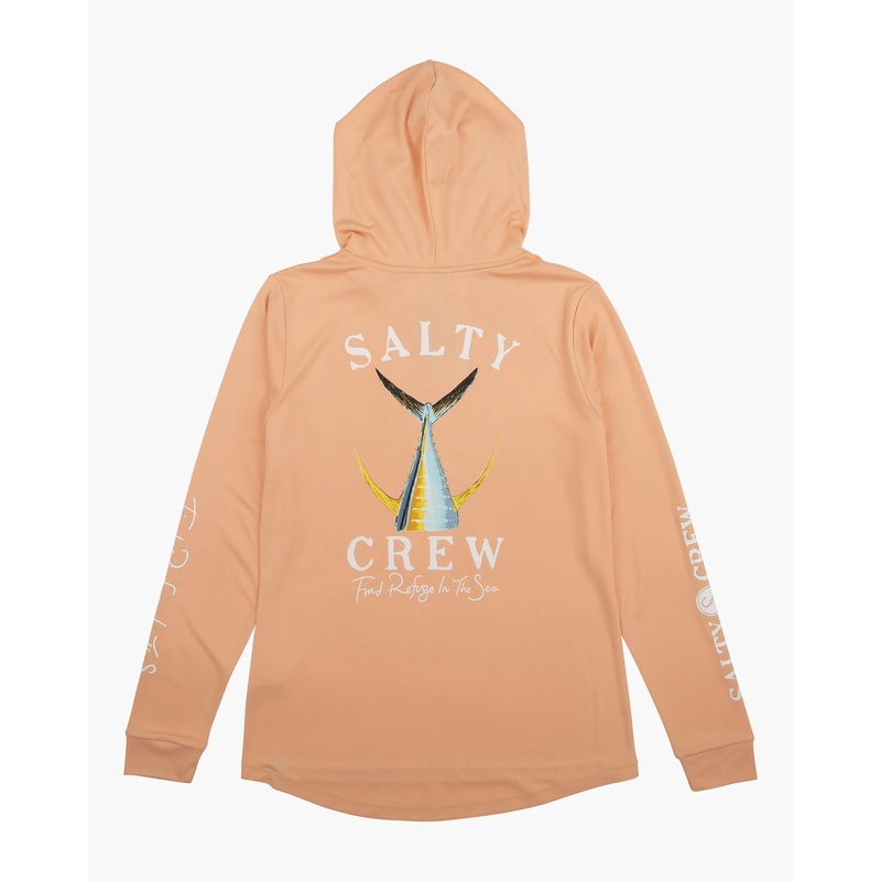 Salty Crew Tailed Hooded Sunshirt Wmns Apricot M