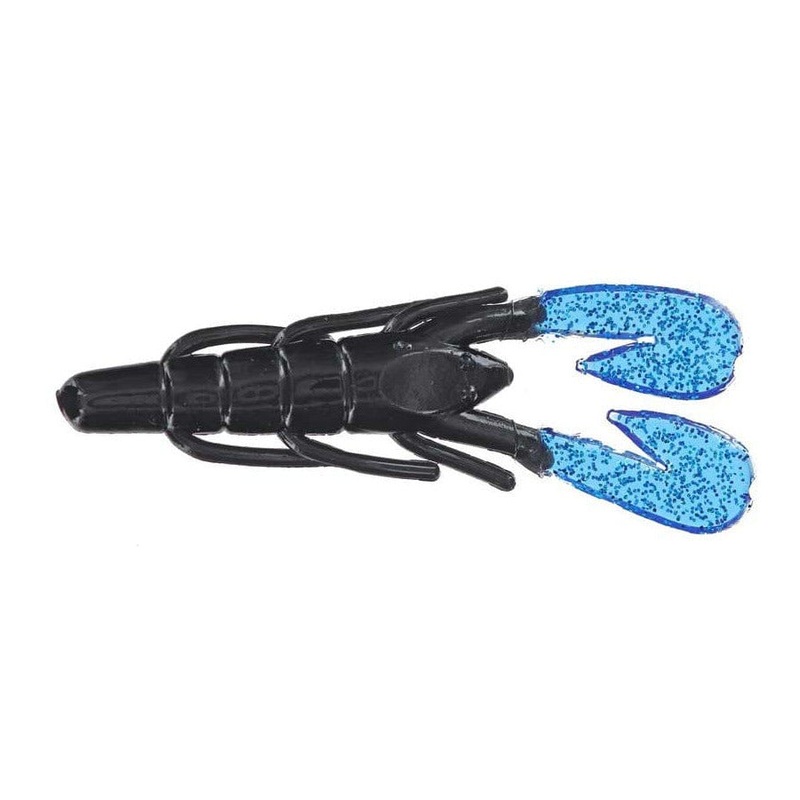 Zoom U-V Speed Craw 3.5” Black/Blue Claw 12pk