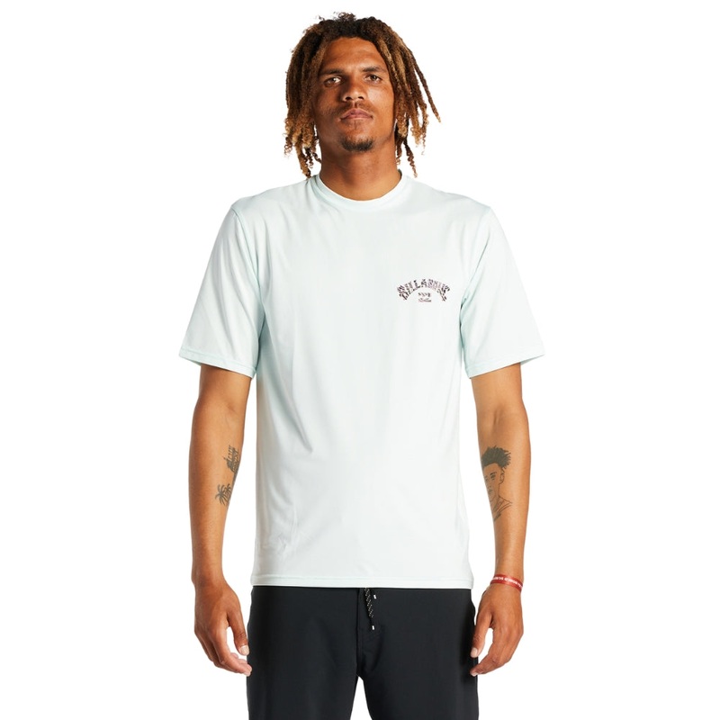 Billabong Arch Fill SS Rash Tee S SEAGLASS