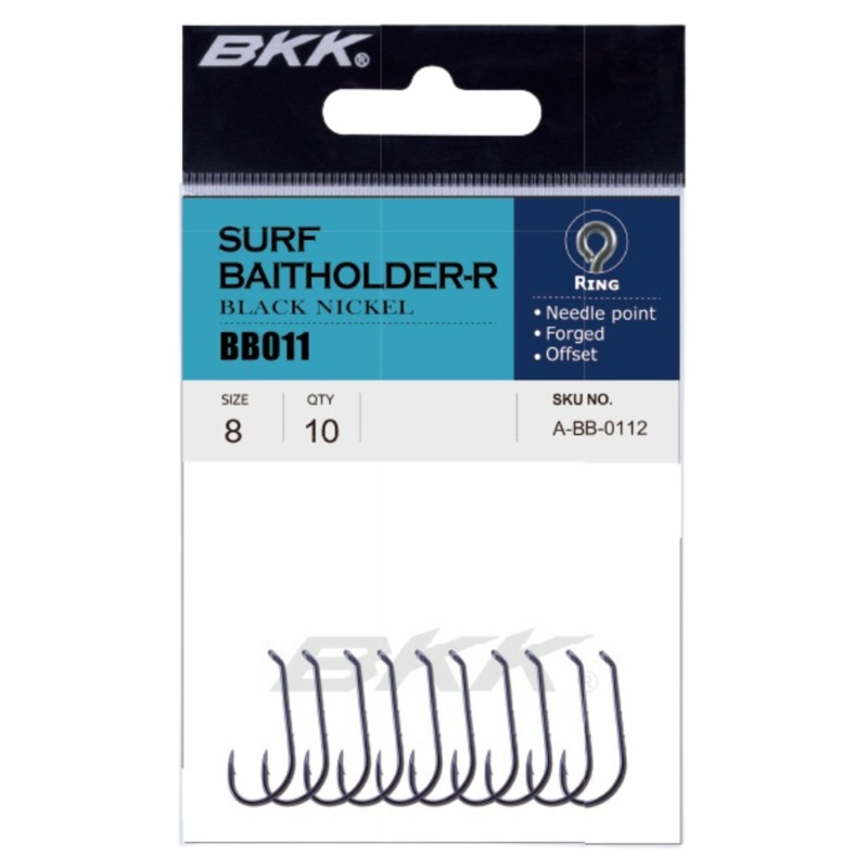 BKK Surf Baitholder-R Hook 1 9pk