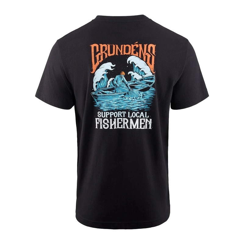 Grunden’s Support Fishermen SS T-Shirt M