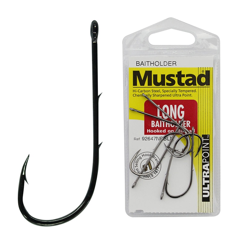Mustad Long Baitholder Ultra Point Hook 92647NPBLN 1
