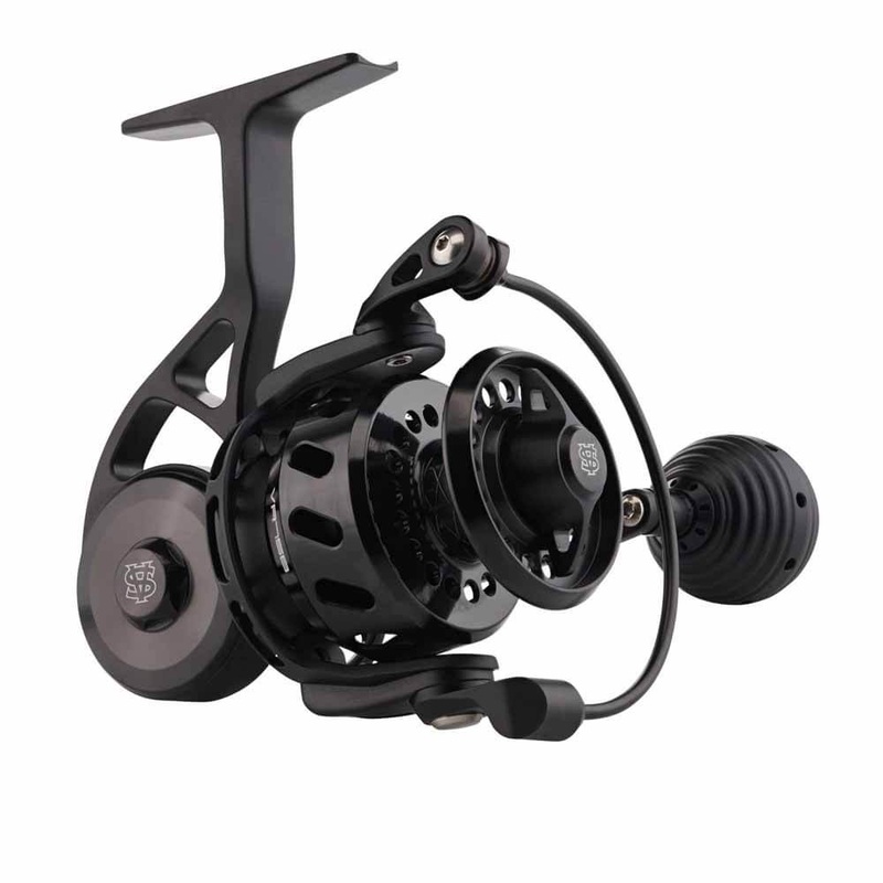 Van Staal VR Series Bailed Spinnning Reel BLACK 125 Left Side Handle