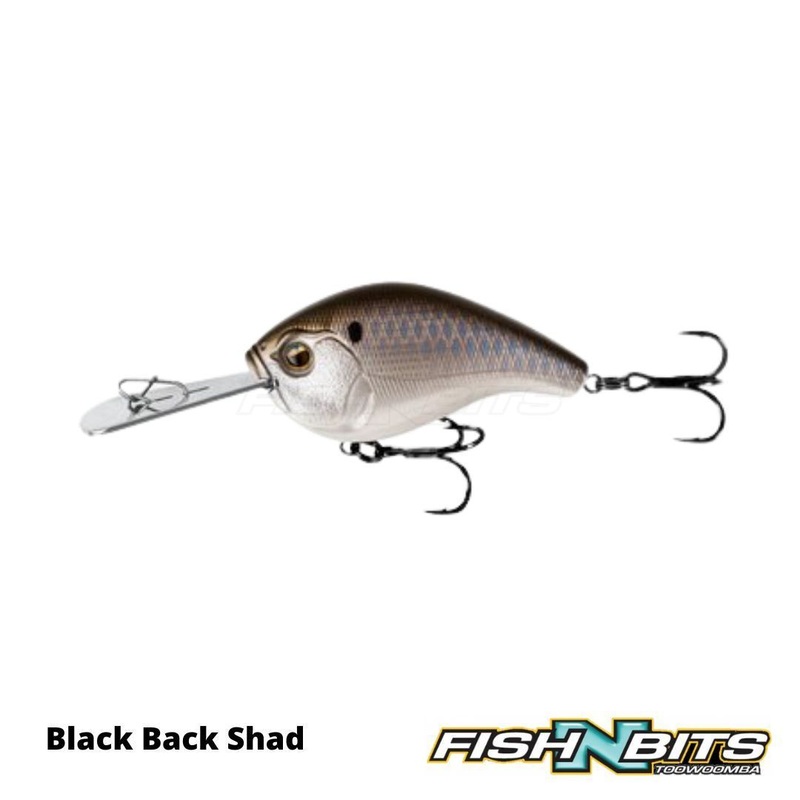 13 Fishing – Jabber Jaw Crank 60 Black Back Shad Shallow 3-6ft