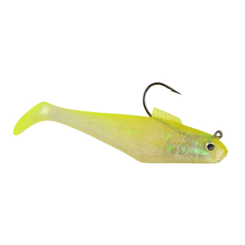 Berkley Powerbait Swim Shad HD Shiner Chartreuse 2″