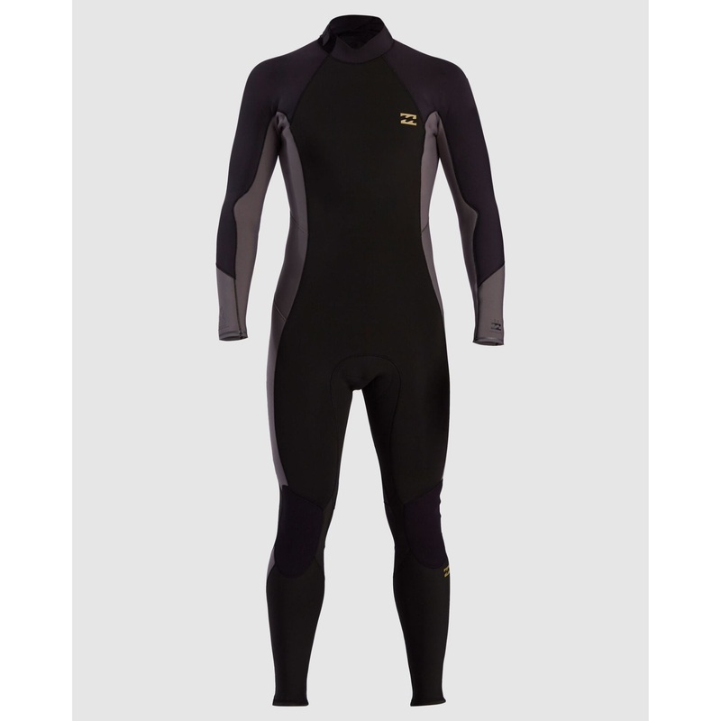 Billabong 302 Absolute Back Zip Fullsuit Wetsuit S CHARCOAL