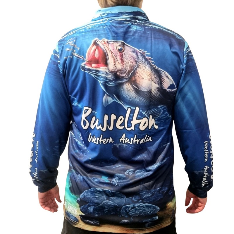 Geographe Busselton Dhufish Shirt Blue K2