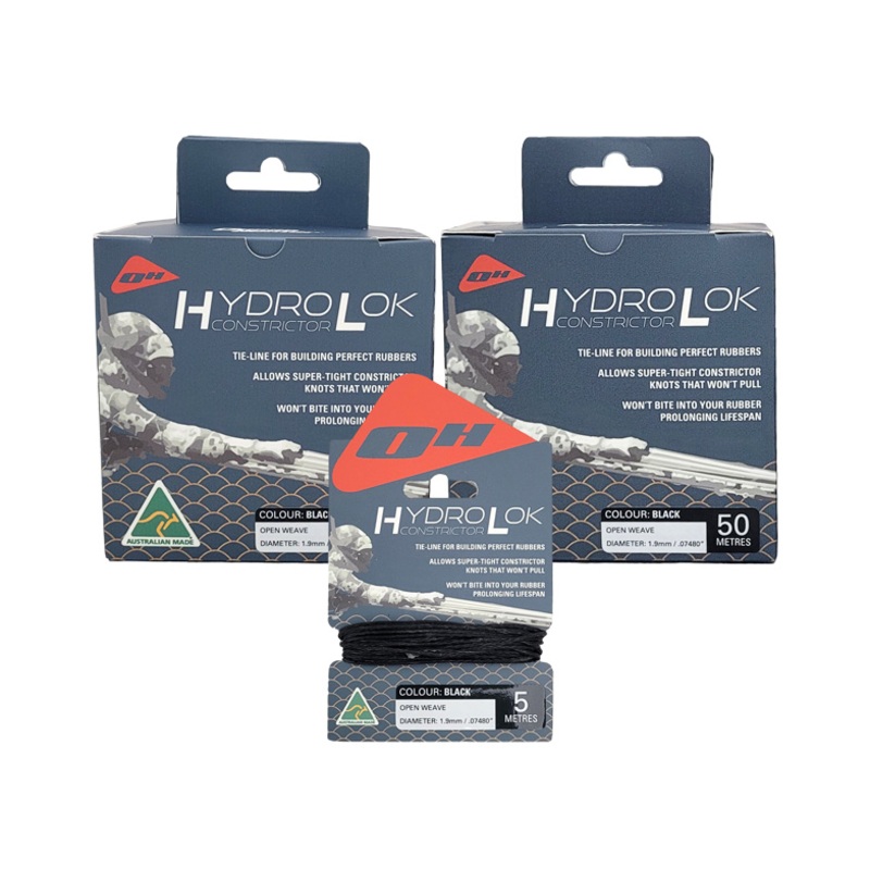 Ocean Hunter Hydrolok Constrictor Line Black 50m