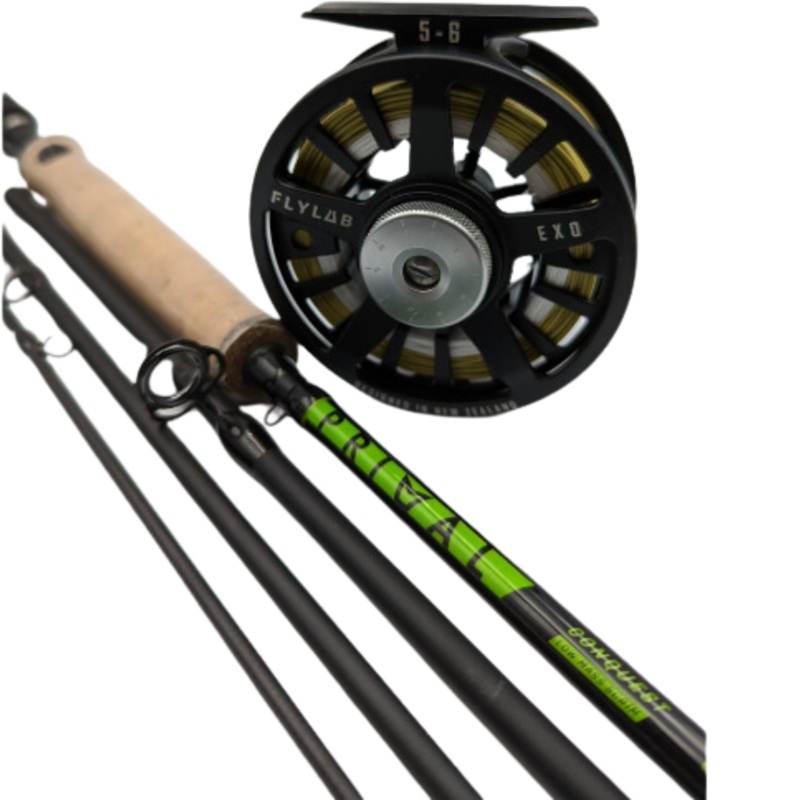 Primal Conquest Fly Fishing Combo 8ft 4wt 4pc