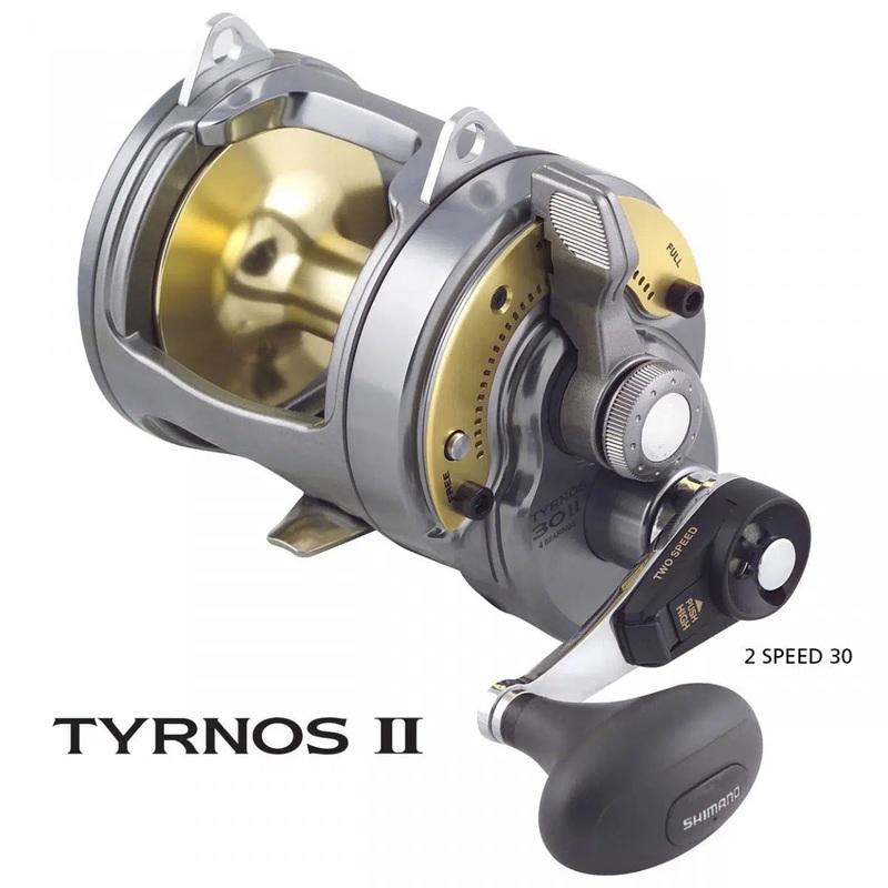 Shimano Tyrnos 2 Speed Overhead Reel 30 2 Speed