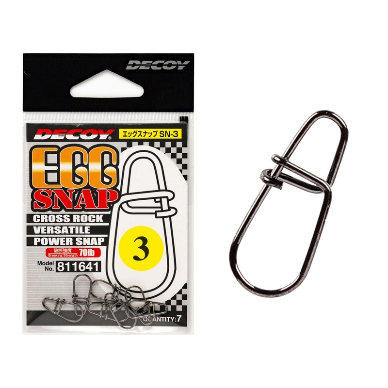 Agrafe Leurre  DECOY SN-3 Egg Snap #1-30lbs-7pcs