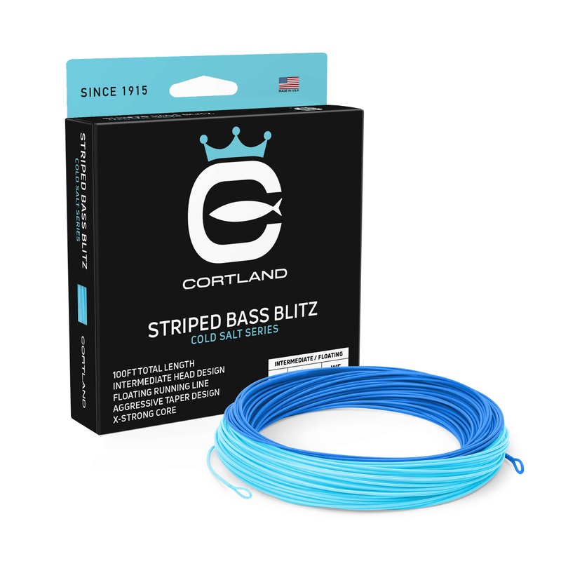 Cortland Striped Bass Blitz ICE BLUE / SKY BLUE WF7I/F