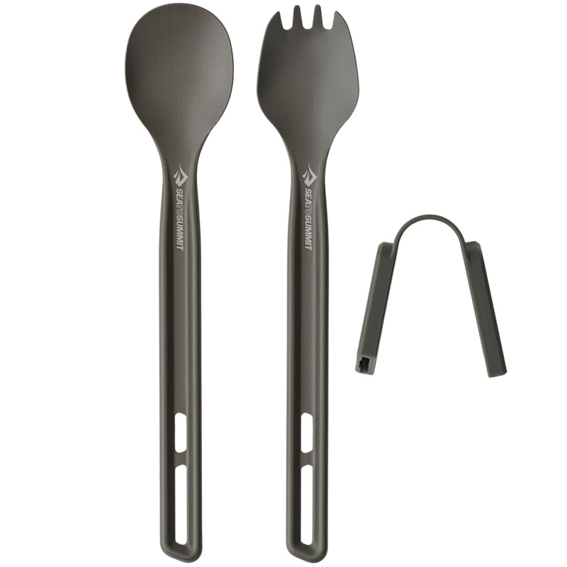 Sea to Summit Frontier Ultralight Cutlery Set – Long Handle Spoon + Spork & Tong Adaptor