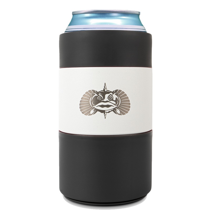 Toadfish 12oz Non-Tipping Can Cooler White