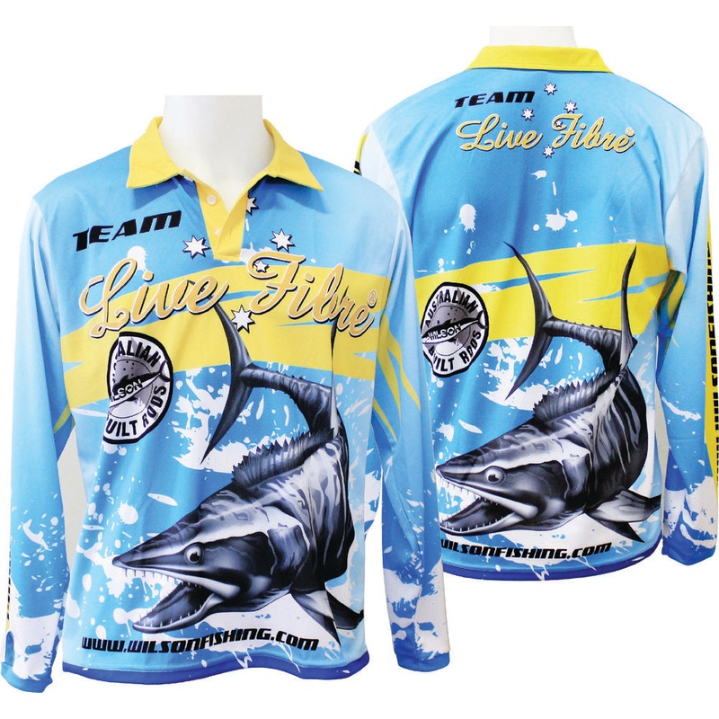 Wilson Live Fibre Long Sleeve Team Fishing Shirt Large