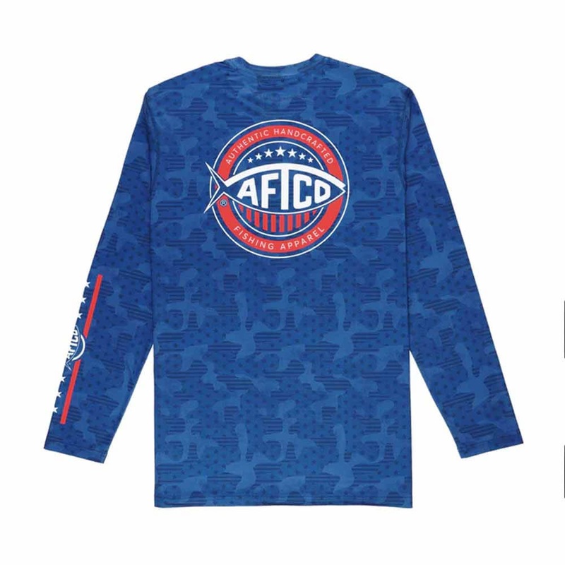 Aftco Titan Usa Camo Tribute L/S Performance Shirt XX-LARGE