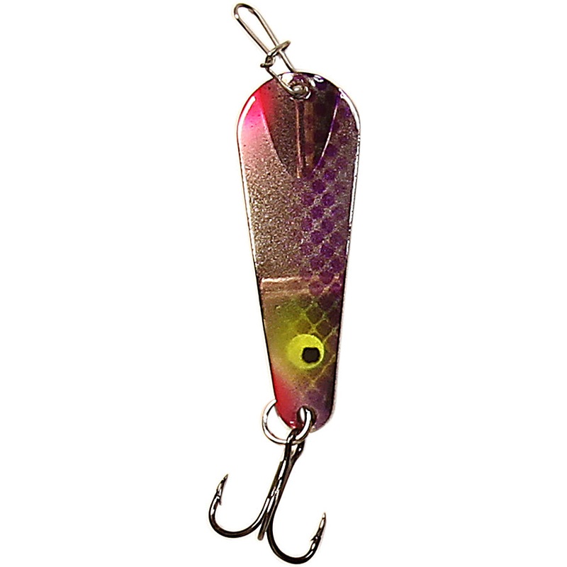 Custom Jigs and Spins Pro Series Slender Spoon 1/16oz Gold/Alewife