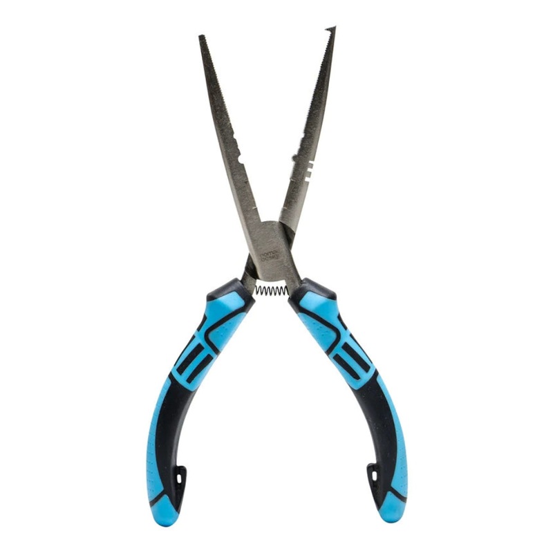 Nomad Stainless Split Ring Pliers 6 INCH Black / Blue