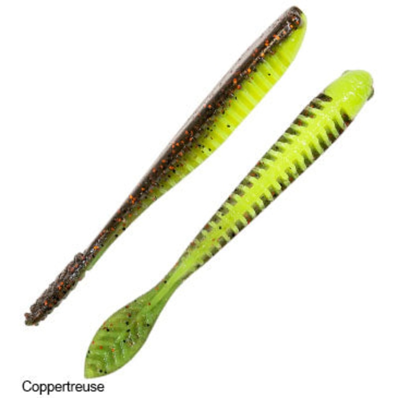 Z-MAN Trick Shotz 4.2″ (106 mm) – 5 pc #Green Pumpkin