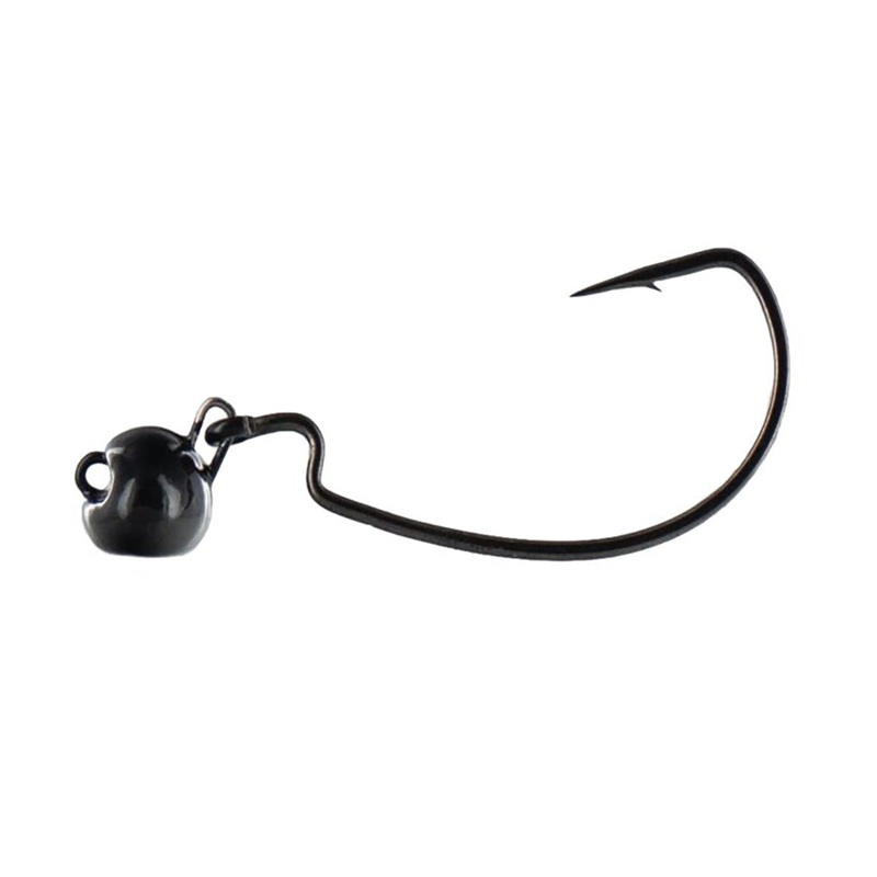 Big Bite Baits Swing Head Black 3/8 oz 4 Pack