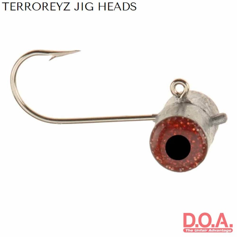Doa Terror Eyz Jigheads 4Pk 1/4OZ