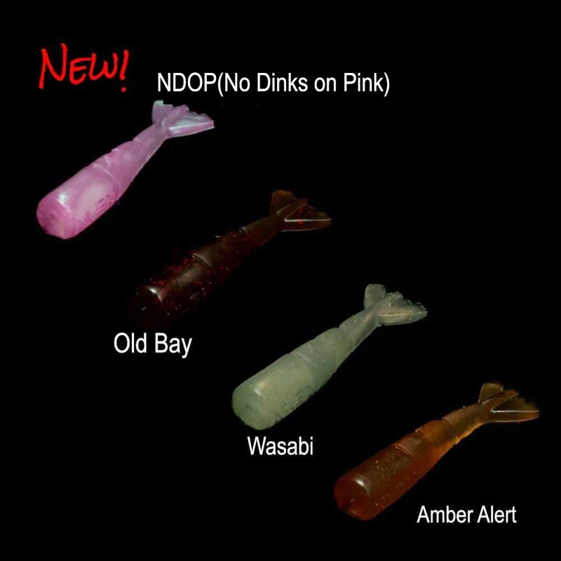 NLBN 3IN Shrimp Tails AMBER ALERT