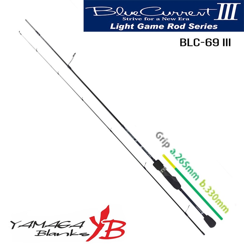 YAMAGA BLANKS Blue Current III BLC-69 0.5-8g 207cm 66gr
