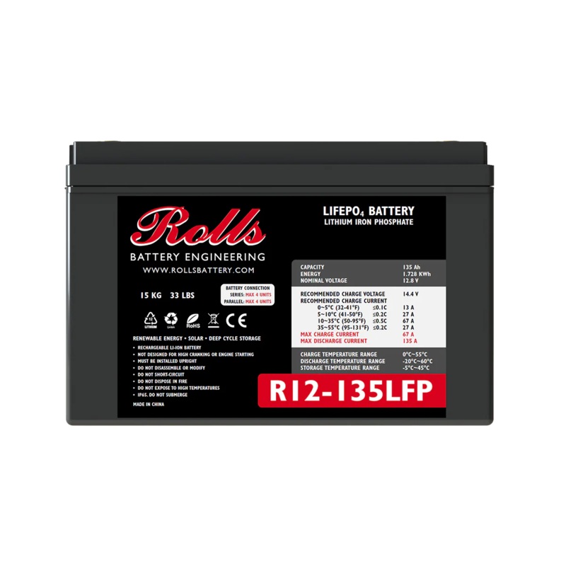12V 135AH LIFEPO BATTERY