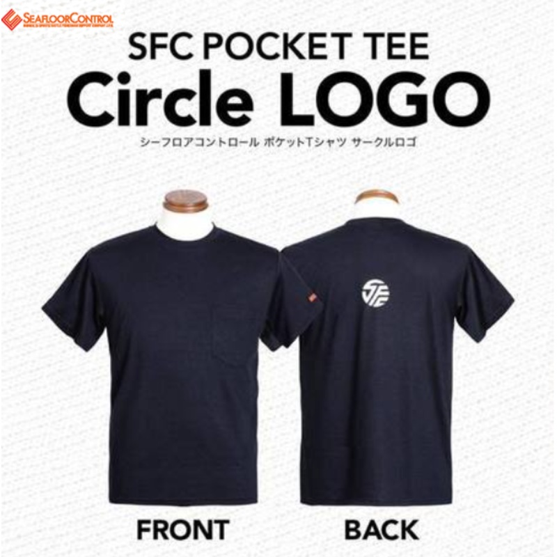 SEAFLOOR CONTROL Pocket T-SHIRT with Circle Logo L