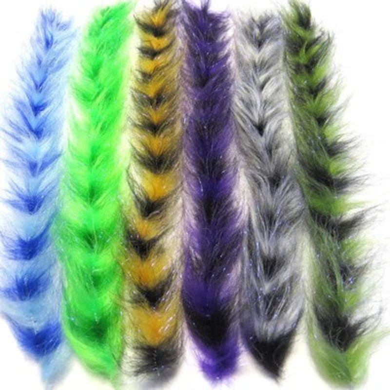 H2O Polar Fibre Streamer Brush Grey & Black 3″