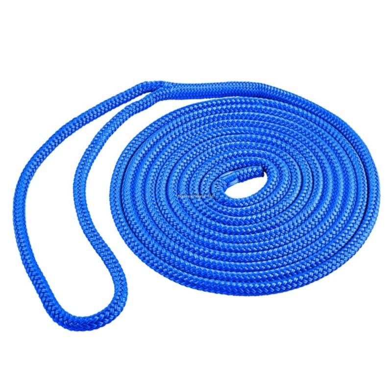 Shoreline Marine DOCK LINE Nylon DBBRD 3/8″X15′ Black