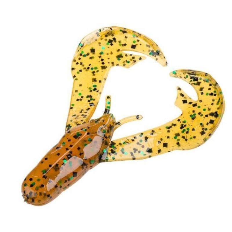 Strike King Rage Chunk Amber Green/Black 7Pk