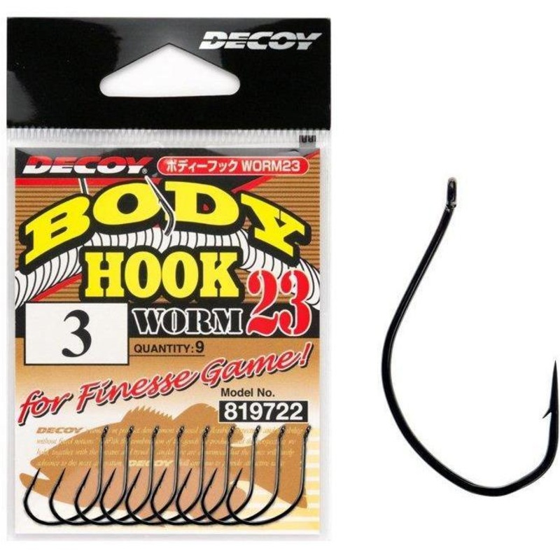 Hooks – Decoy – Worm 23 Body Hook 1/0