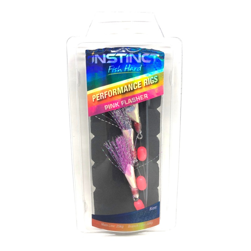 Instinct IN033 Performance Paternoster Pink Flasher Pre Tied Rig 3/0