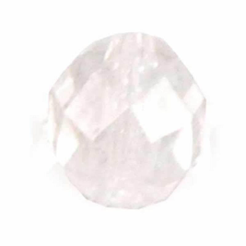 Kalin’s 8mm Octagon Faceted Glass Beads Clear