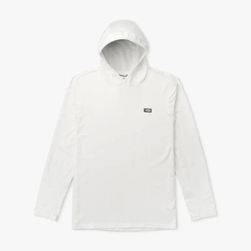 AFTCO Air-O Mesh Hooded Fishing Shirt White S