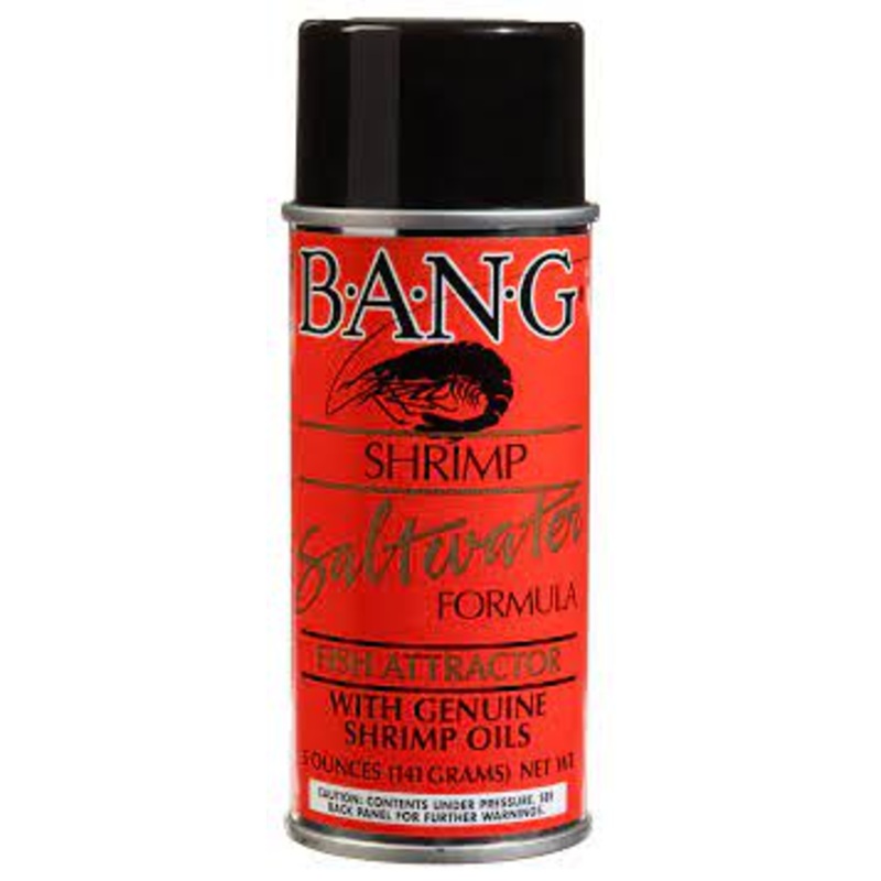 Bang Fish Attractant 5oz Aerosol Spray Saltwater Formula Crab
