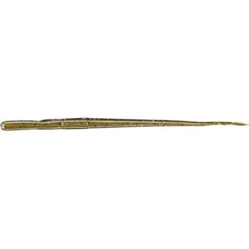 Big Bite Baits Shaking Squirrel Worm Green Pumpkin 6″ 10pk