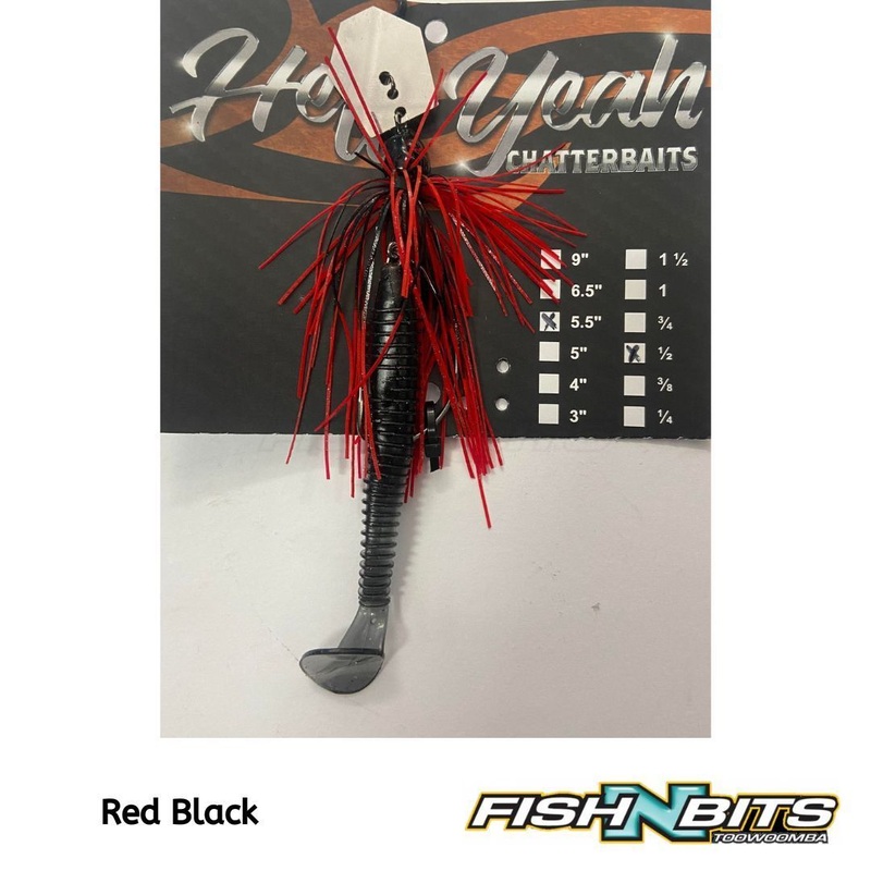 Hell Yeah – Chatterbait 5.5inch 1/2oz Black Purple